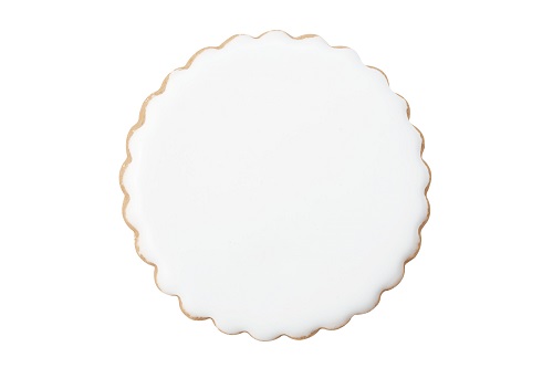 カラークッキー（白）菊型