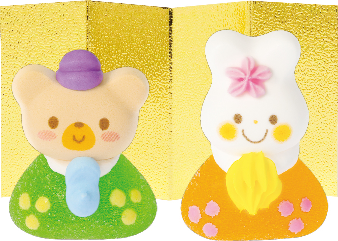 屏風付 ゼリークマウサひな